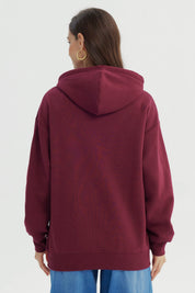 Polerón Mujer Classic Burdeo