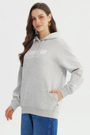 Polerón Mujer Classic Gris Melange