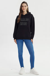 Polerón Mujer Slim Negro