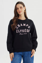 Polerón Mujer Classic Negro