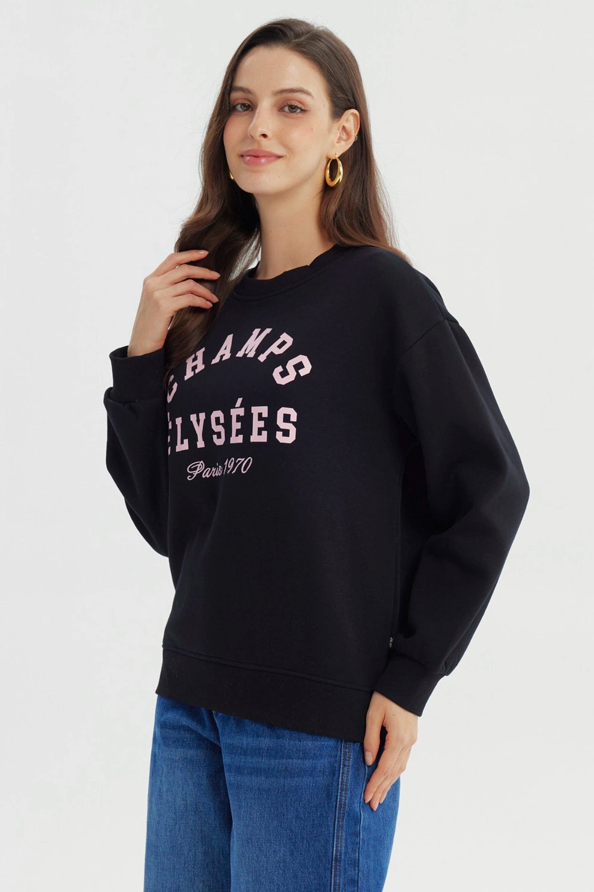 Polerón Mujer Classic Negro