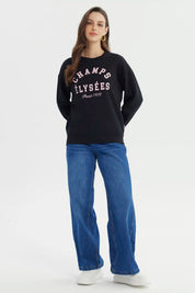 Polerón Mujer Classic Negro