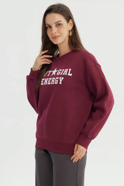 Polerón Mujer Classic Burdeo