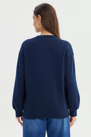 Polerón Mujer Classic Azul