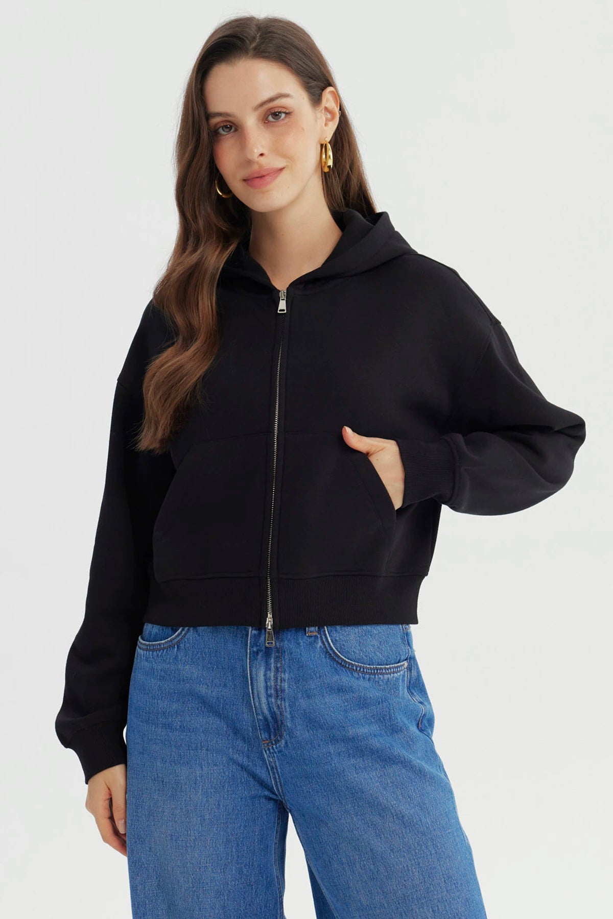 Polerón Mujer Classic Negro