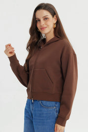 Polerón Mujer Classic Café