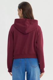Polerón Mujer Classic Burdeo
