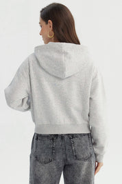 Polerón Mujer Classic Gris Melange