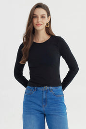 Polera Mujer Slim Negro