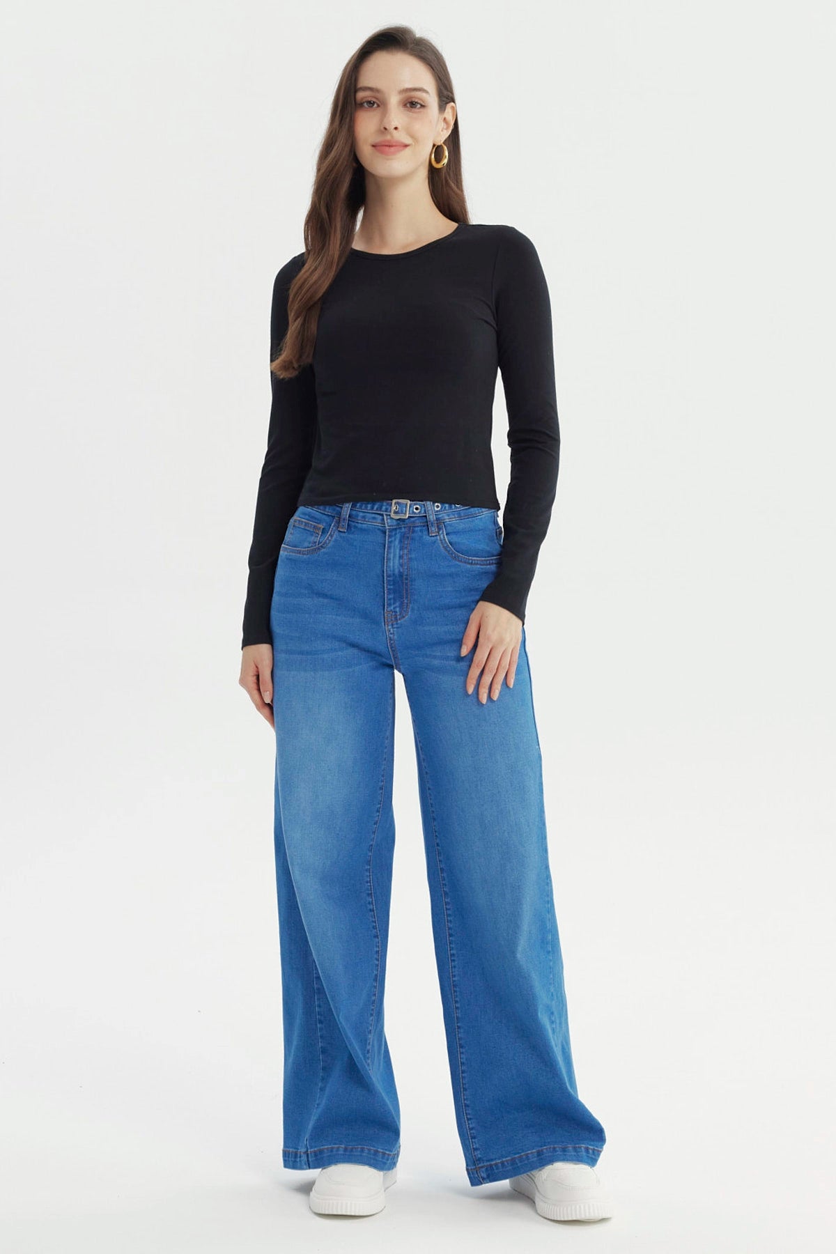 Polera Mujer Slim Negro