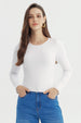 Polera Mujer Slim Blanco