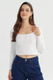 Polera Mujer Ajustado Blanco