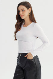 Polera Mujer Ajustado Blanco