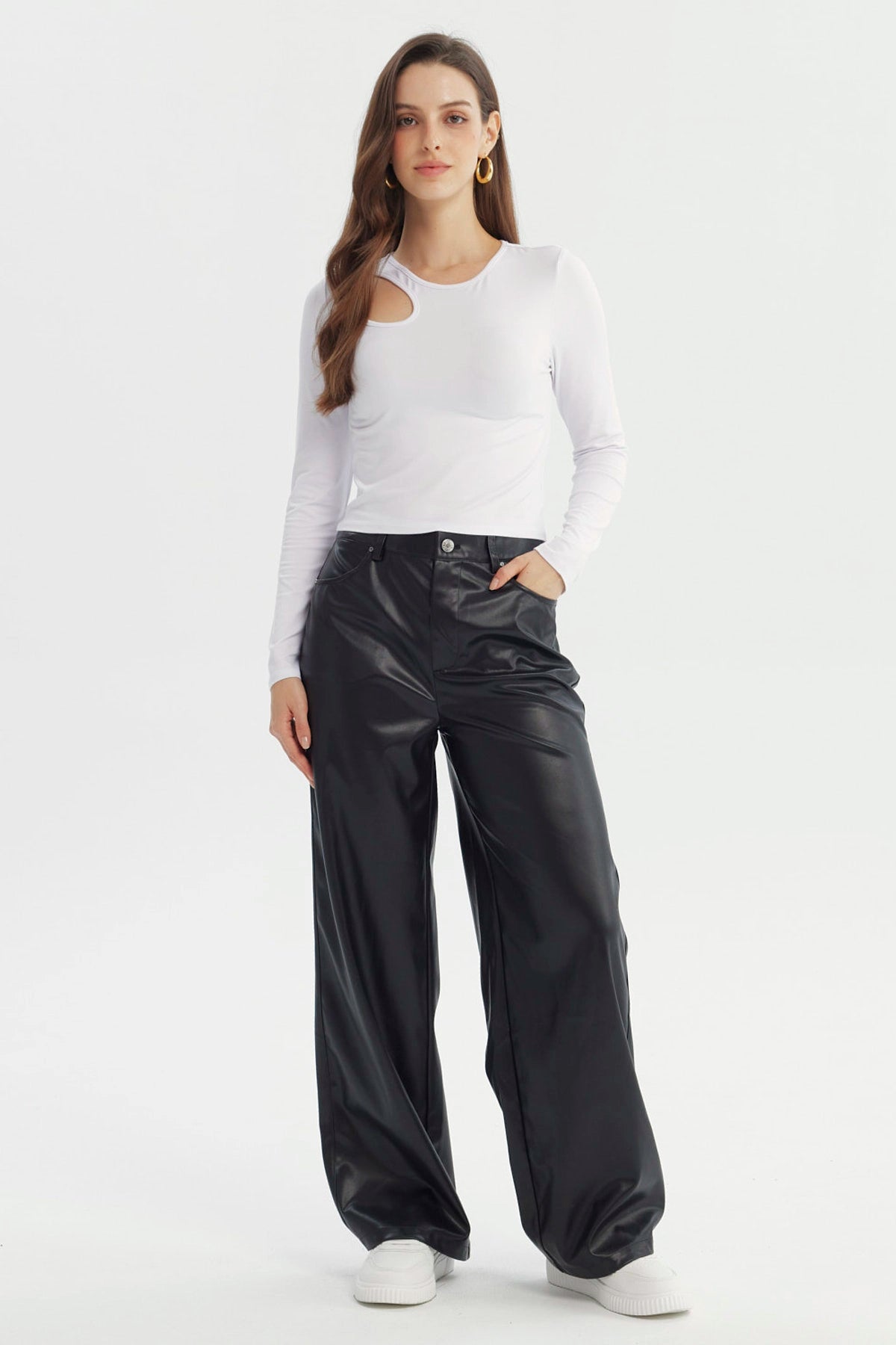 Polera Mujer Ajustado Blanco