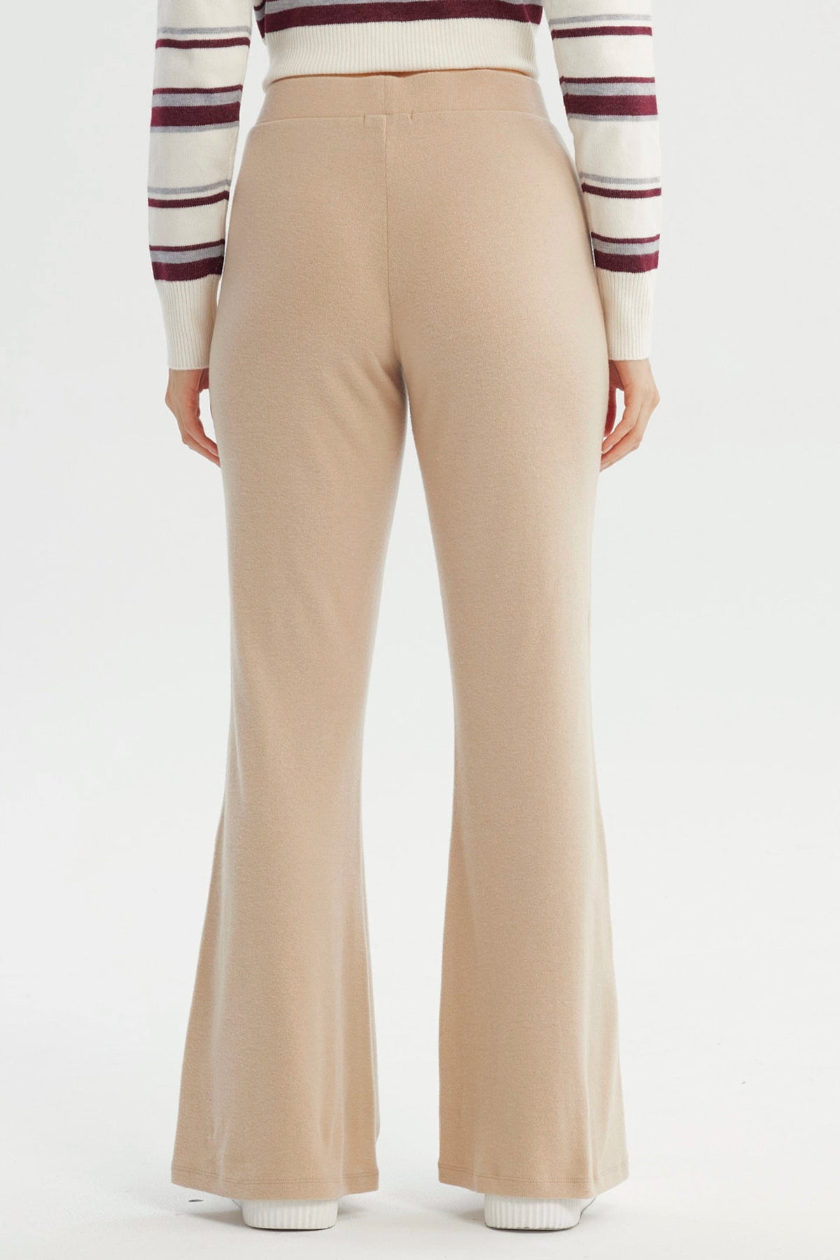 Pantalón Mujer Flare Beige