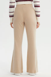 Pantalón Mujer Flare Beige