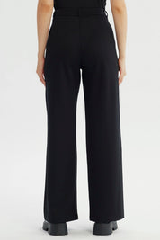 Pantalón Mujer Wide Leg Negro