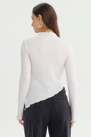 Polera Mujer Ajustado Blanco