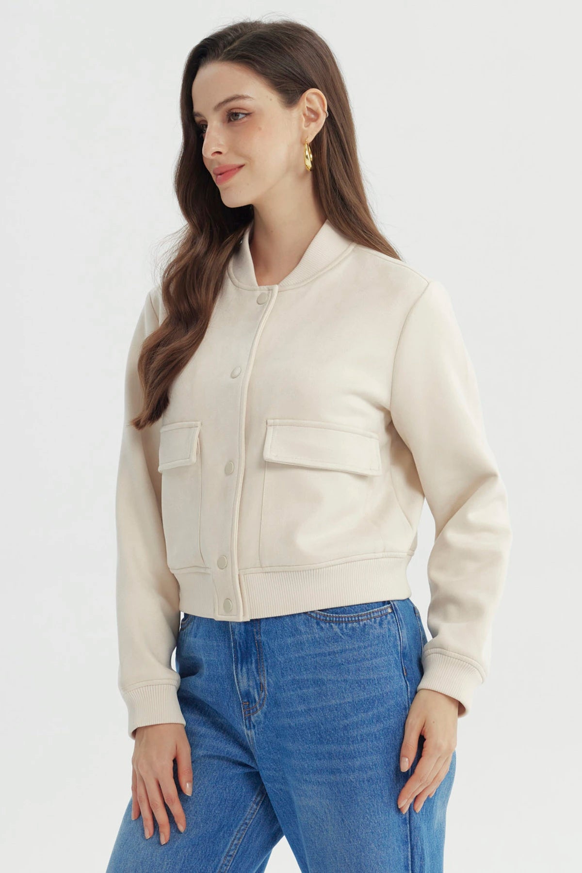 Chaqueta Mujer Classic Crudo