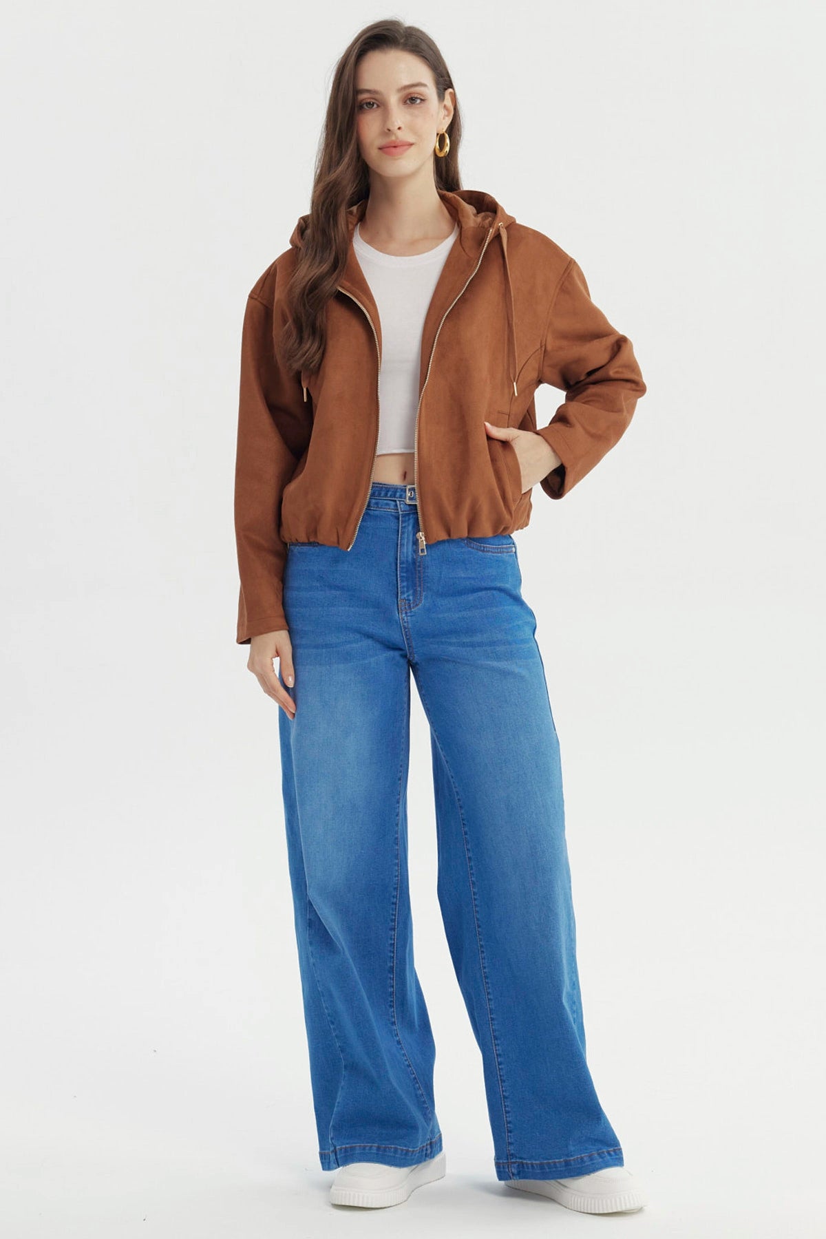 Chaqueta Mujer Classic Camel