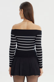 Sweater Mujer Ajustado Negro