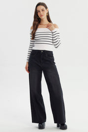 Sweater Mujer Ajustado Blanco