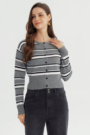 Sweater Mujer Regular Gris