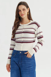 Sweater Mujer Regular Crudo
