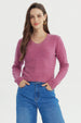 Sweater Mujer Regular Rosado