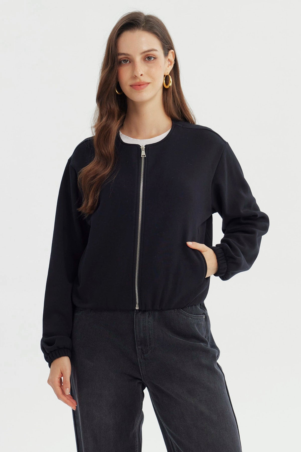 Polerón Mujer Classic Negro
