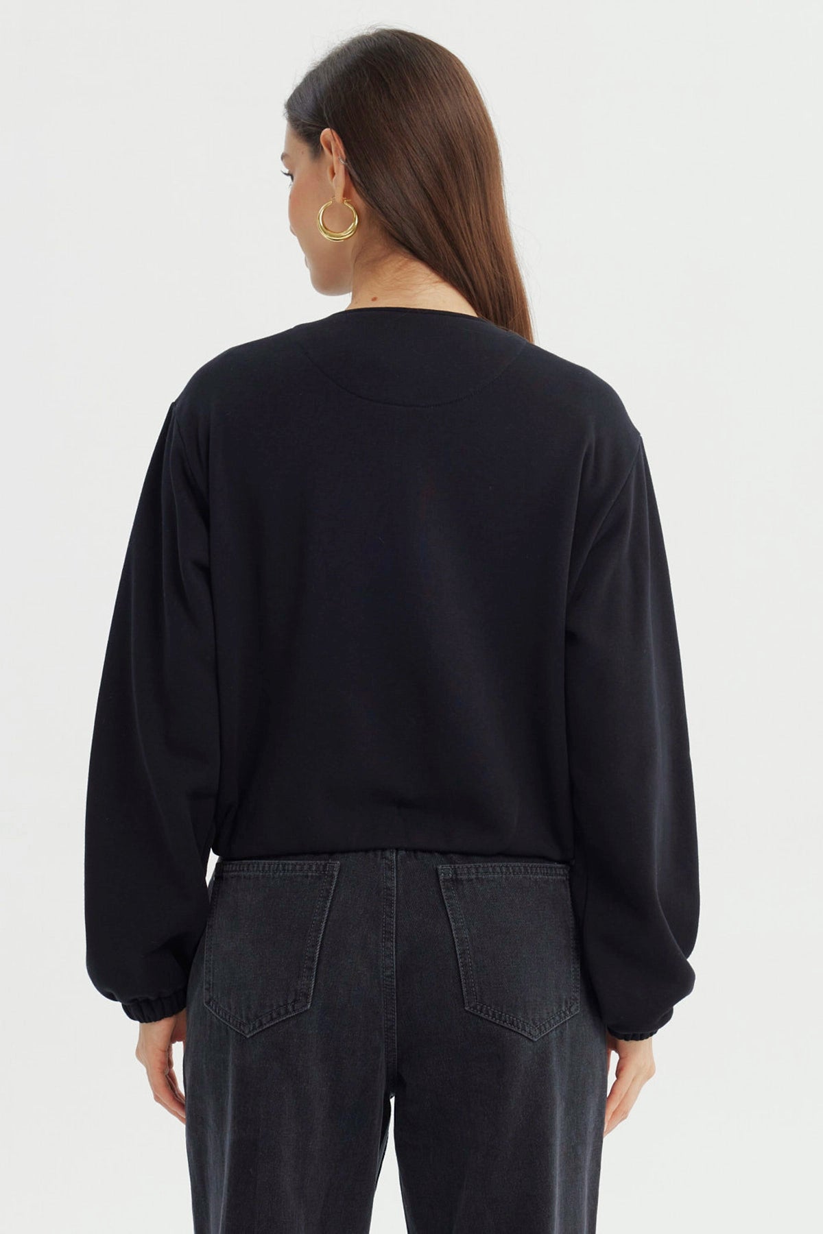 Polerón Mujer Classic Negro