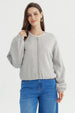 Polerón Mujer Classic Gris Melange