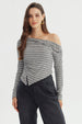 Polera Mujer Ajustado Gris