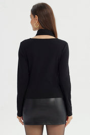 Polera Mujer Slim Negro