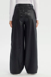 Pantalón Mujer Wide Leg Negro