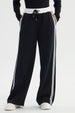 Pantalón Buzo Mujer Wide Leg Negro