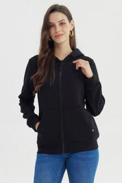 Polerón Mujer Slim Negro