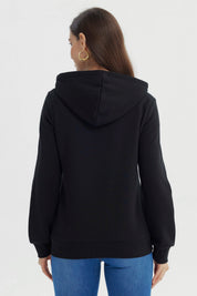 Polerón Mujer Slim Negro