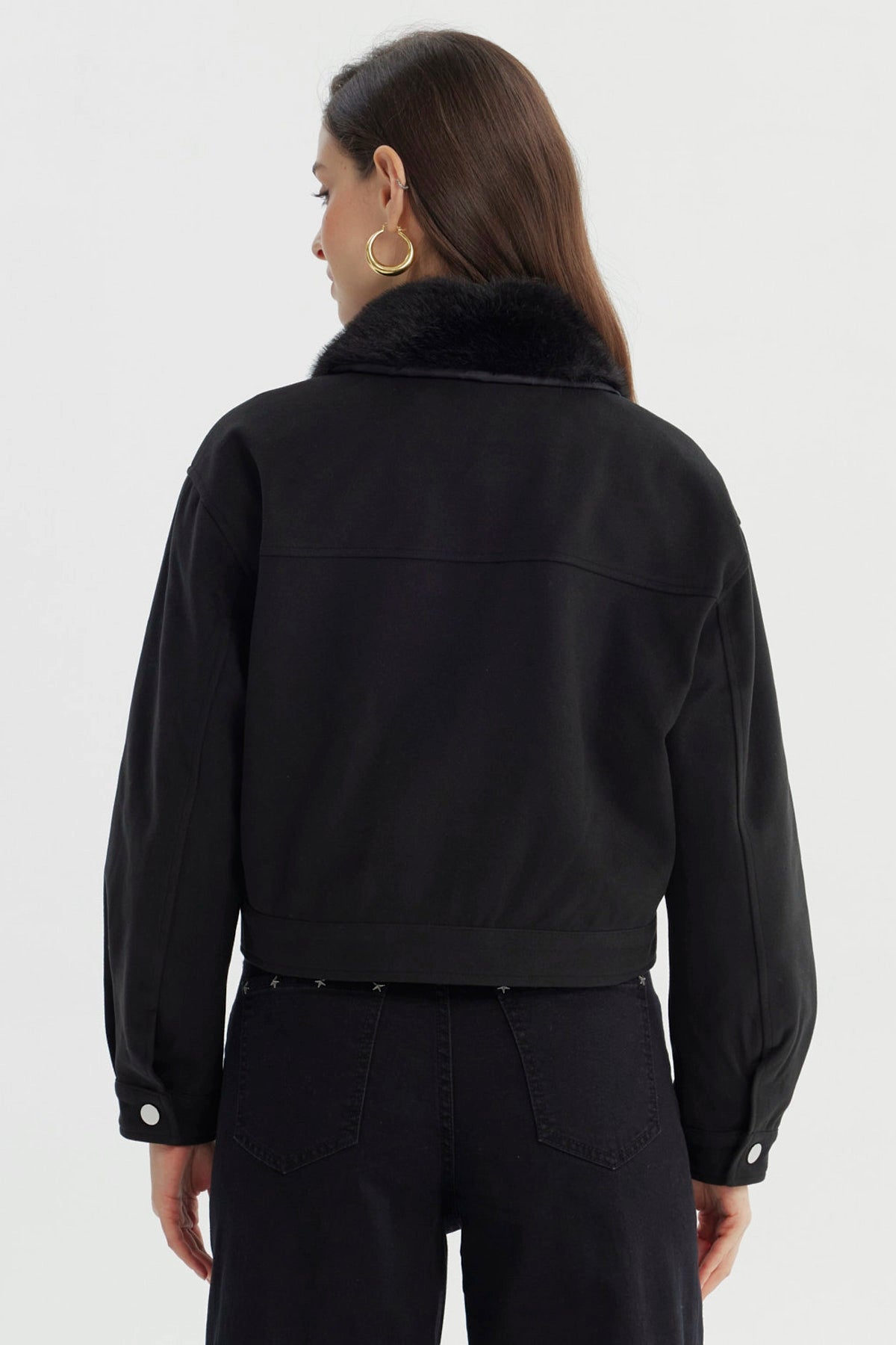 Chaqueta Mujer Juvenil Negro