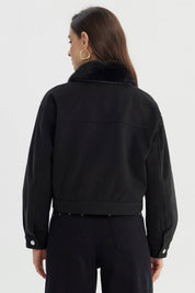Chaqueta Mujer Juvenil Negro