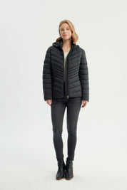 Parka Mujer Slim Negro