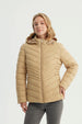 Parka Mujer Slim Beige Claro
