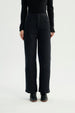 Pantalón Mujer Calce Recto Negro