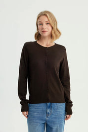 Sweater Mujer Regular Chocolate