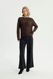 Sweater Mujer Classic Chocolate