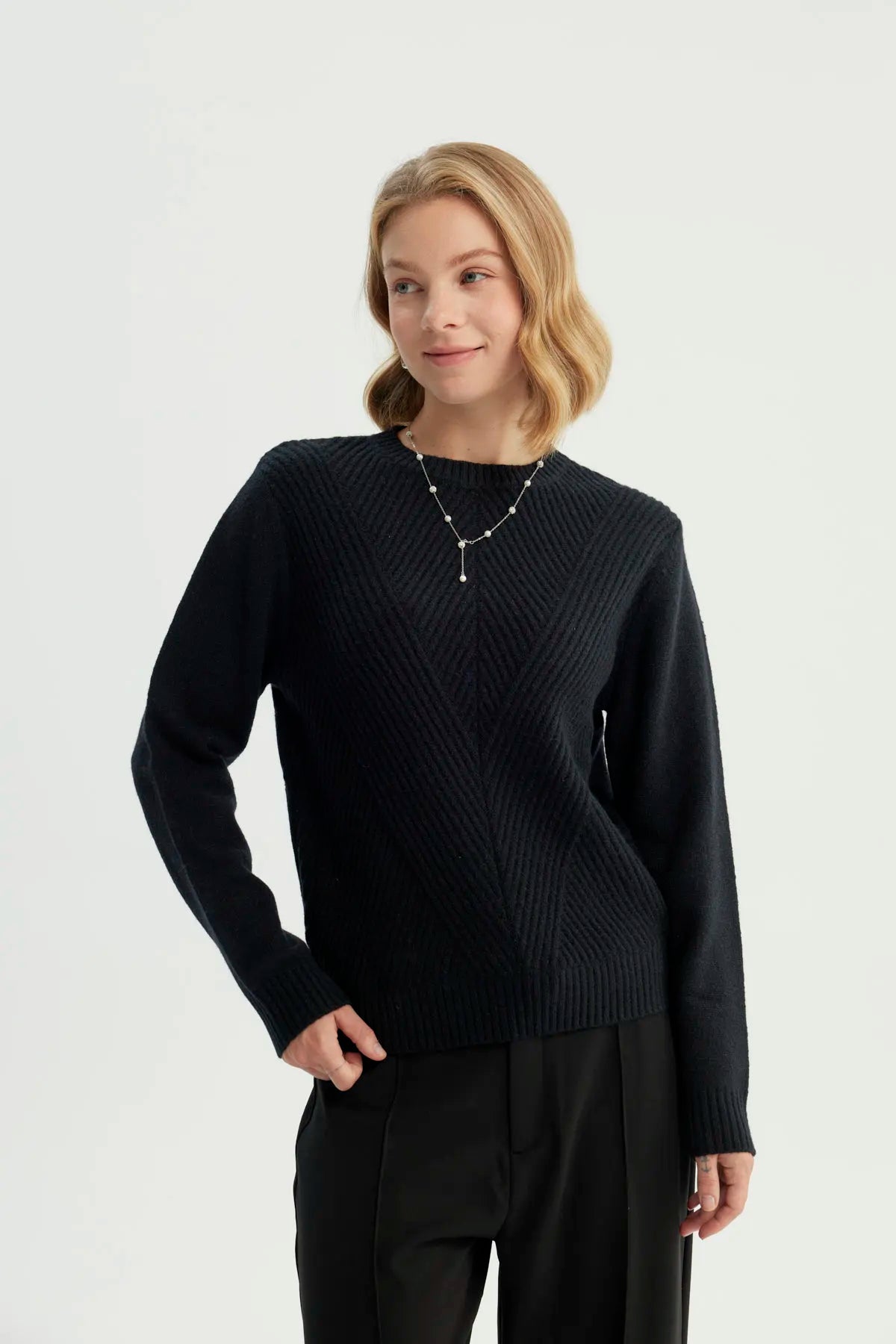 Sweater Mujer Classic Negro