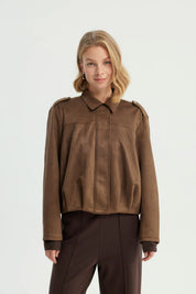 Chaqueta Mujer Classic Café