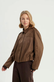Chaqueta Mujer Classic Café