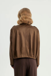 Chaqueta Mujer Classic Café