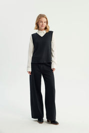 Sweater Mujer Regular Negro